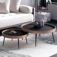 森美人意式简茶几简约现代个性创意小户型客厅轻奢圆形阳台风北欧