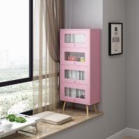 森美人玻璃书柜上翻飘窗柜书架小书柜阳台收纳柜储物柜窗台置物架