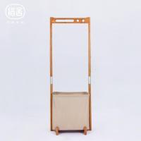 森美人原创组合衣帽架卧室转角落地竹衣架多功能欧式收纳置物架