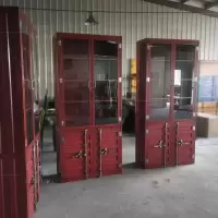 森美人集装箱书柜铁艺做旧工业风柜子储物柜置物柜复古展示柜收纳柜立柜