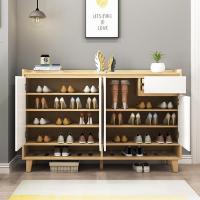 森美人北欧鞋柜家用口大容量简约现代多功能厅玄关柜客厅储物收纳柜