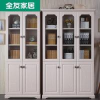 森美人家私书柜新款书房美式书柜三书柜陈列柜书橱储物柜122024