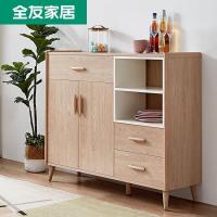 森美人家居备餐柜北欧简约餐边柜家用厨房柜子储物柜茶水柜125508
