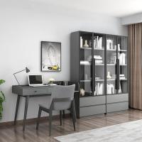 森美人简约现代书柜北欧小户型玻璃书房书橱储物柜书架文件柜组合