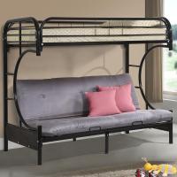 森美人铁架子床上下铺铁架床上下两层高架床上下床双层床折叠高低床铁床