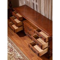 森美人别墅美式卧室电视柜高款主卧欧式房间电视柜实木电视机柜客厅家具