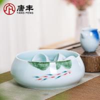 家柏饰(CORATED)茶洗大号 洗茶杯的器皿 洗茶杯盆 笔洗陶瓷家用 水盂 茶盂茶渣缸z