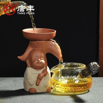 家柏饰(CORATED)石磨仿古粗陶茶漏陶瓷创意泡茶过滤器配件功夫茶具茶道零配Z