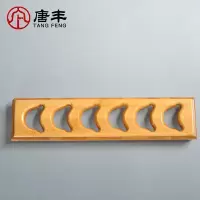 家柏饰(CORATED)竹制杯架功夫茶具茶道茶盘零配沥水品茶杯收纳放茶具的架子Z