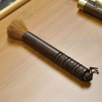家柏饰(CORATED)紫砂壶养壶笔茶刷黑檀木笔刷茶盘扫水刷功夫茶配件茶道零配Z