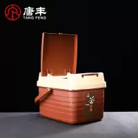 家柏饰(CORATED)茶具茶水桶茶盘排水桶茶桶茶渣桶废水桶茶叶桶家用茶道配件Z