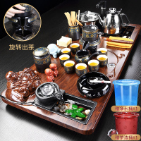 家柏饰(CORATED)懒人石磨泡茶壶半全自动茶具家用简约陶瓷功夫茶杯套装现代冲茶器