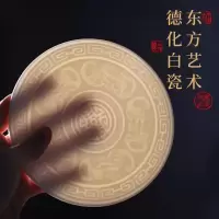 家柏饰(CORATED)羊脂玉壶承陶瓷干泡茶杯垫家用茶壶托架底座茶具配件190105z