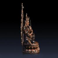 家柏饰(CORATED)铜准提佛母佛像摆件 藏传佛教密宗菩萨尼泊尔工艺