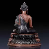家柏饰(CORATED)释迦牟尼佛像 铜密宗释迦摩尼佛三宝佛如来佛摆件工艺品