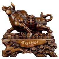 家柏饰(CORATED)金牛摆件工艺品公司开业礼品家居办公室装饰品摆设牛