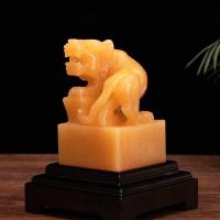 家柏饰(CORATED)玉玺印章摆件老虎帅印招官印印家居酒柜中式装饰