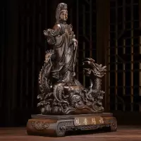 家柏饰(CORATED)观音摆件佛像供奉家用观世音菩萨家居客厅房间布置摆设