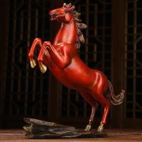 家柏饰(CORATED)铜马生肖摆件跃马 装饰品 马到成功 升官发达马工艺品