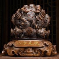 家柏饰(CORATED)金蟾摆件金蝉蟾蜍老板办公室桌面书桌房装饰工艺开业礼品