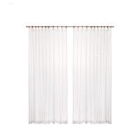家柏饰(CORATED)设计仿麻材质白纱帘日式简约透光记忆定型窗纱
