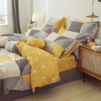 家柏饰(CORATED)家纺全棉四件套北欧简约全棉床上用品床单三件套梦旅之境