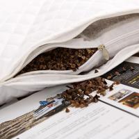 家柏饰(CORATED)全棉防羽布全荞麦壳枕成人 家用荞麦皮枕芯枕(甜荞麦)6.2斤