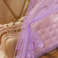 家柏饰(CORATED)免安装蒙古包蚊帐1.8米双人单人1.5m家用加密加厚有底1.0学生宿舍