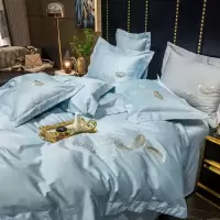 家柏饰(CORATED)100支长绒棉四件套全棉全棉欧式床单被套1.8m单双人床上用品