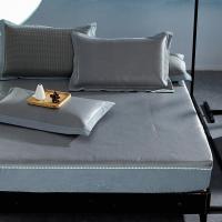 家柏饰(CORATED)凉席三件套冰藤席1.8m床双人1.5米床笠款可折叠夏季单人空调席子