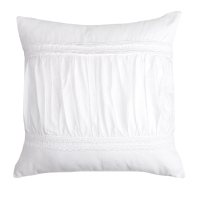 家柏饰(CORATED)美美客 安妮塔丽45*45cm巴厘纱面料靠枕/抱枕 含芯