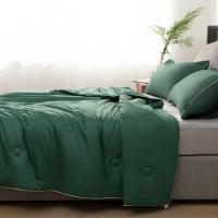 家柏饰(CORATED)60支长绒棉空调被素夏季全棉薄被全棉夏凉被月色青澜绿