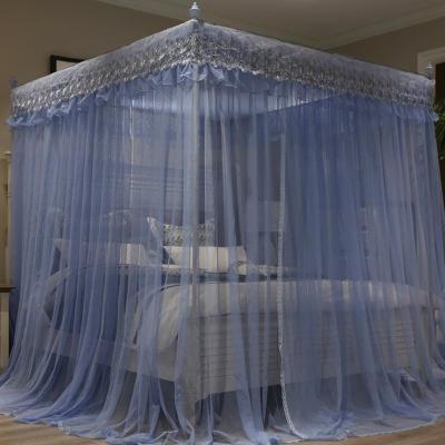 家柏饰(CORATED)新款蚊帐三开1.5m床1.8m双人家用廷落地公主风加密加厚烤漆