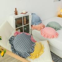 家柏饰(CORATED)风兔毛绒家用简约圆形球抱枕沙发床头靠垫飘窗装饰枕汽车靠背