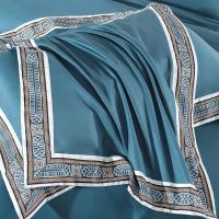 家柏饰(CORATED)60支长绒棉四件套全棉全棉贡缎刺绣埃及棉床上用品双人床单被套