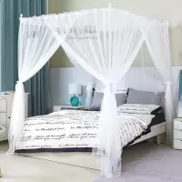 家柏饰(CORATED)蚊帐家用1.8m1.5m蚊帐公主风睡帐方顶落地蚊帐双人床蚊帐
