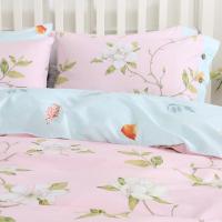 家柏饰(CORATED)全棉四件套学生宿舍全棉公主风荷叶边床单被套1.8m床上用品床裙款