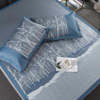 家柏饰(CORATED)冰丝凉席1.8m床三件套单人学生宿舍夏季可折叠双人1.5米软席子