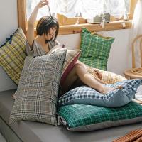 家柏饰(CORATED)款全棉四件套水洗棉文艺日系清新格子三件套学生宿舍被套床单