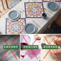 家柏饰(CORATED)桌旗桌布防水防油免洗款餐桌布布艺北欧风长方形茶几台布