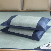 家柏饰(CORATED)夏季藤席冰丝凉席三件套1.8m床夏天双面双人1.5米可折叠席子1.2