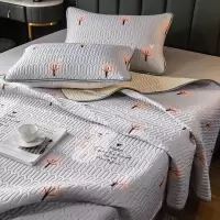 家柏饰(CORATED)泰国乳胶凉席三件套夏季1.8m床可水洗折叠冰丝席子1.5米空调软席