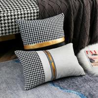 家柏饰(CORATED)现代简约沙发抱枕小靠枕套腰枕长方形3050cm长条办公室午睡可拆