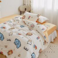 家柏饰(CORATED)四件套全棉全棉款床单被套床品套件儿童小香风床上用品