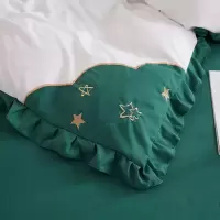家柏饰(CORATED)款磨毛四件套床品套件床单床裙被套小清新宿舍三件套床上用品