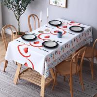 家柏饰(CORATED)简约桌布防水防油防烫免洗pvc餐桌布长方形茶几布桌垫北欧