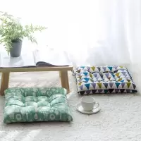 家柏饰(CORATED)方形棉麻坐垫办公室久坐椅子垫学生家用餐椅垫座板凳椅子屁股垫子