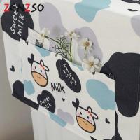 BONJEAN北欧棉麻防水布艺罩套滚筒洗衣机冰箱盖巾收纳袋牛