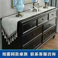 家柏饰(CORATED)欧式茶几桌布长方形布艺蕾丝花边沙发几边几书桌台布茶台桌垫垫子