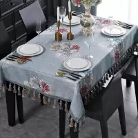家柏饰(CORATED)新中式桌布中国风古典餐桌布茶几台布桌垫布艺长方形欧式正方形大